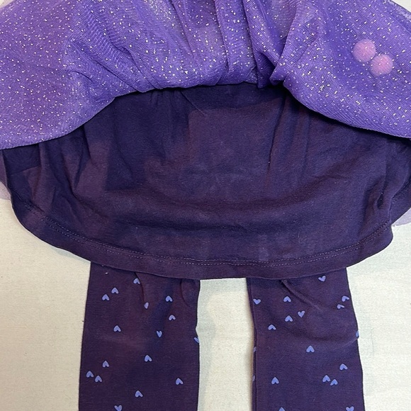 Souris Mini Purple Sparkly Tutu with Leggings - Picture 3 of 6